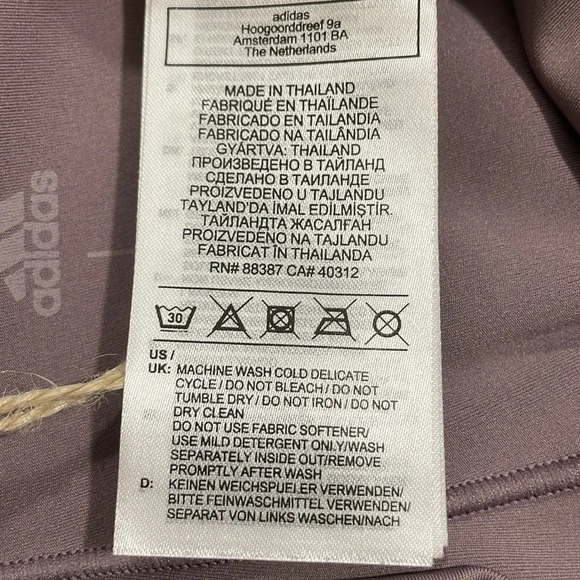 NWT Adidas Training Tights Entrenamiento Legacy Purple L - Picture 13 of 16